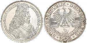 5 Mark Alemania Plata 