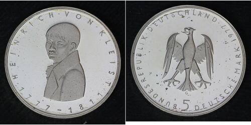 5 Mark Alemania Plata 