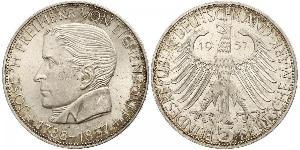 5 Mark Alemania Occidental (1949-1990) Plata Joseph von Eichendorff