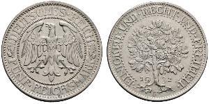 5 Mark Alemania / República de Weimar (1918-1933) Plata 