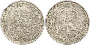 5 Mark Alemania / República de Weimar (1918-1933) Plata 