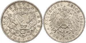 5 Mark Bremen (estado) Plata 