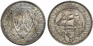 5 Mark República de Weimar (1918-1933) Plata 