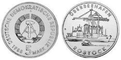 5 Mark Repubblica Democratica Tedesca (1949-1990) Rame/Nichel 
