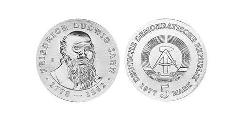 5 Mark Repubblica Democratica Tedesca (1949-1990) Rame/Nichel 