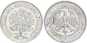 5 Mark Deutschland / Weimarer Republik (1918-1933) Silber 