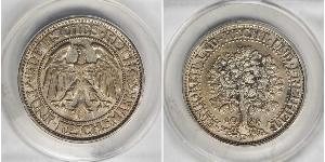 5 Mark Deutschland / Weimarer Republik (1918-1933) Silber 