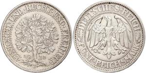 5 Mark Deutschland / Weimarer Republik (1918-1933) Silber 