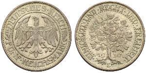 5 Mark Deutschland / Weimarer Republik (1918-1933) Silber 
