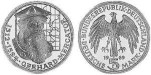 5 Mark Geschichte der Bundesrepublik Deutschland (1949-1990) Silber 