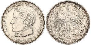 5 Mark Geschichte der Bundesrepublik Deutschland (1949-1990) Silber Joseph von Eichendorff