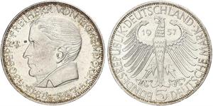 5 Mark Geschichte der Bundesrepublik Deutschland (1949-1990) Silber Joseph von Eichendorff