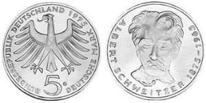 5 Mark Geschichte der Bundesrepublik Deutschland (1949-1990) Silber 