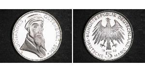 5 Mark Geschichte der Bundesrepublik Deutschland (1949-1990) Silber 