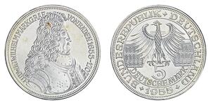5 Mark Geschichte der Bundesrepublik Deutschland (1949-1990) Silber 