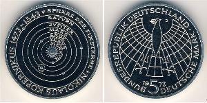 5 Mark Geschichte der Bundesrepublik Deutschland (1949-1990) Silber 