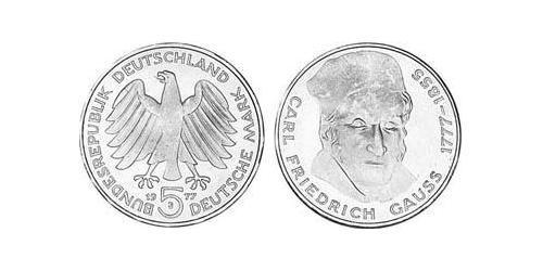 5 Mark Geschichte der Bundesrepublik Deutschland (1949-1990) Silber 