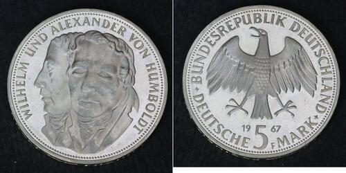 5 Mark Geschichte der Bundesrepublik Deutschland (1949-1990) Silber 