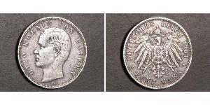 5 Mark Königreich Bayern (1806 - 1918) Silber Otto (Bayern)(1848 – 1916)