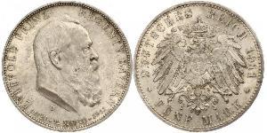 5 Mark Königreich Bayern (1806 - 1918) Silber Otto (Bayern)(1848 – 1916)