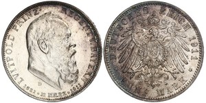 5 Mark Königreich Bayern (1806 - 1918) Silber Otto (Bayern)(1848 – 1916)