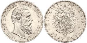 5 Mark Königreich Preußen (1701-1918) Silber Friedrich III. (Deutsches Reich) (1831-1888)
