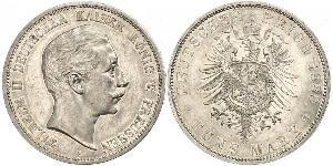 5 Mark Königreich Preußen (1701-1918) Silber Wilhelm II, German Emperor (1859-1941)