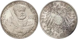 5 Mark Sachsen-Weimar-Eisenach (1809 - 1918) Silber 