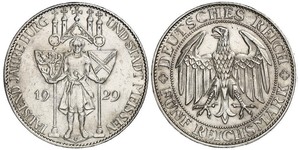 5 Mark Weimarer Republik (1918-1933) Silber 