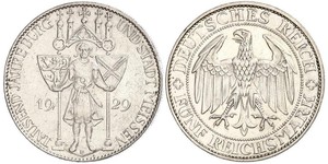 5 Mark Weimarer Republik (1918-1933) Silber 