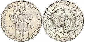5 Mark Weimarer Republik (1918-1933) Silber 