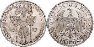 5 Mark Weimarer Republik (1918-1933) Silber 