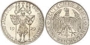 5 Mark Weimarer Republik (1918-1933) Silber 