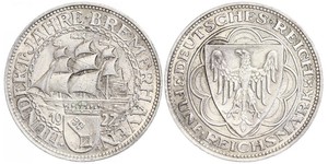 5 Mark Weimarer Republik (1918-1933) Silber 