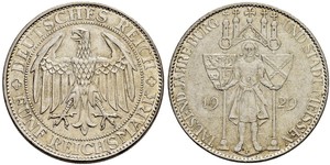 5 Mark Weimarer Republik (1918-1933) Silber 
