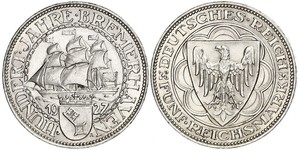 5 Mark Weimarer Republik (1918-1933) Silber 