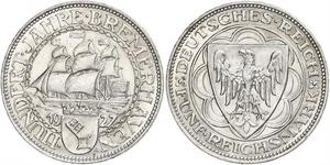 5 Mark Weimarer Republik (1918-1933) Silber 