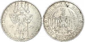 5 Mark Weimarer Republik (1918-1933) Silber 