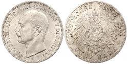 5 Mark Grand Duchy of Oldenburg (1814 - 1918) Silver Frederick Augustus III of Saxony (1865-1932)
