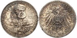 5 Mark Grand Duchy of Saxe-Weimar-Eisenach (1809 - 1918) Silver 