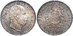 5 Mark Kingdom of Prussia (1701-1918) Silver Wilhelm I, German Emperor (1797-1888)