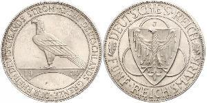 5 Mark Weimar Republic (1918-1933) Silver 
