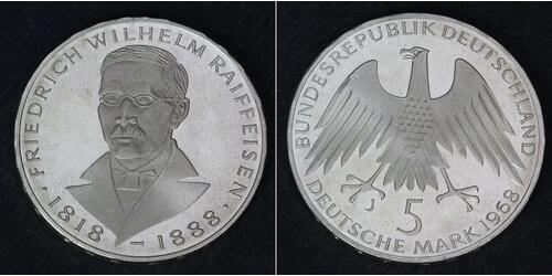 5 Mark Weimar Republic (1918-1933) Silver 