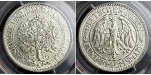 5 Mark Weimar Republic (1918-1933) / Germany Silver 