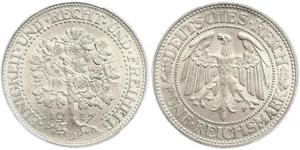 5 Mark Weimar Republic (1918-1933) / Germany Silver 
