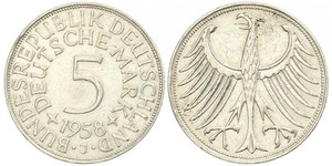 5 Mark West Germany (1949-1990) Silver 