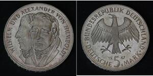 5 Mark West Germany (1949-1990) Silver 
