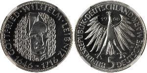 5 Mark West Germany (1949-1990) Silver 
