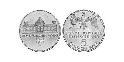 5 Mark West Germany (1949-1990) Silver 
