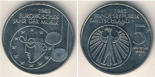 5 Mark Alemania Occidental (1949-1990)  